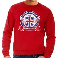 Engeland drinking team sweater rood heren 2XL  -