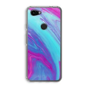 Zweverige regenboog: Google Pixel 3a Transparant Hoesje