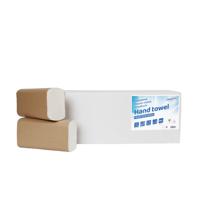 Handdoek Cleaninq I-vouw 2-laags 205x240mm 25x150st rc wit