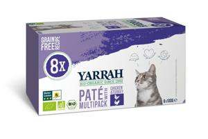 Yarrah Multipack kat met pate kip en kalkoen bio