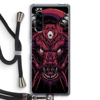 Hell Hound and Serpents: Sony Xperia 5 Transparant Hoesje met koord