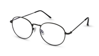 Leesbril Readr. -0041 OVAL-Shiny gun-+4.00 met blauw licht filter