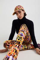 Slim fit legging met dierenprint - GREEN - M