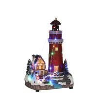 Lighthouse battery operated - l19,5xw14xh29,5cm - Luville