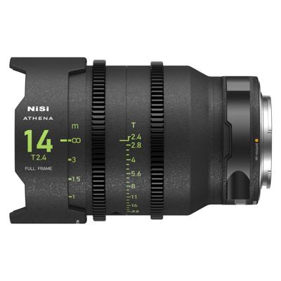 NiSi 14mm T2.4 (RF-mount) ATHENA PRIME full frame cinema lens
