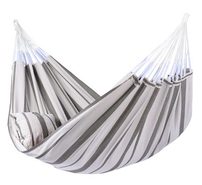 Tropilex Hangmat 'Stripes' Silver - Grijs - Braziliaans - 200 kg