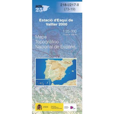 Topografische kaart 218-I/217-II Estació d´Esquí Vallter 2000 | CNIG - Instituto Geográfico Nacional