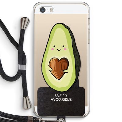 Avocuddle: iPhone 5 / 5S / SE Transparant Hoesje met koord