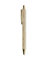 HEMA Balpen Glitter Goud Blauwschrijvend