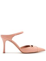 Malone Souliers mules Bonnie 90 mm en cuir - Rose - thumbnail