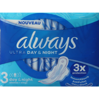 Maandverband ultra day & night 10 Stuks