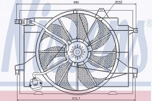 Koelventilator 85366