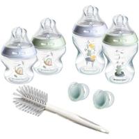 Tommee Tippee - Advanced Anti-Colic Babyflessen Newborn Kit - Slow Flow Anti-Colic Ventiel Speen - 150 en 260 ml - Blauw Groen