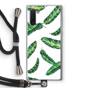 Lange bladeren: Samsung Galaxy Note 10 Transparant Hoesje met koord