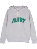 Autry hoodie en coton à logo imprimé - Gris