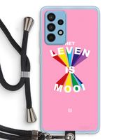 Het Leven Is Mooi: Samsung Galaxy A52 Transparant Hoesje met koord