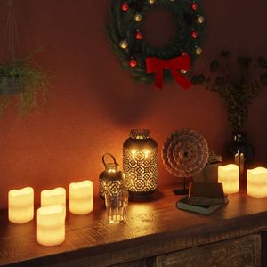 VidaXL Kaarsen 24 st led warmwit