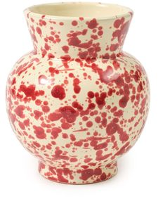 Cabana vase en céramique mouchetée (18cm) - Tons neutres