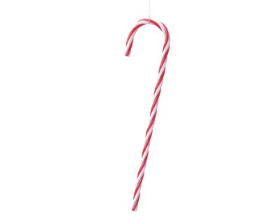 Zuurstok plc l0.80b4h13cm rd/wt 6st - Decoris