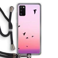 Fly away: Samsung Galaxy A41 Transparant Hoesje met koord