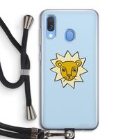 Kleine leeuw: Samsung Galaxy A40 Transparant Hoesje met koord Kleine leeuw: Samsung Galaxy A40 Transparant Hoesje met koord
