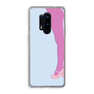 Pink panty: OnePlus 8 Pro Transparant Hoesje