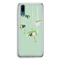 Hang In There: Huawei P20 Transparant Hoesje