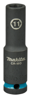 Makita Krachtdop Impact Black, 1/2 11mm lang - E-16427