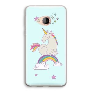 Regenboog eenhoorn: HTC U Play Transparant Hoesje