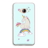 Regenboog eenhoorn: HTC U Play Transparant Hoesje
