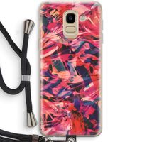 California: Samsung Galaxy J6 (2018) Transparant Hoesje met koord
