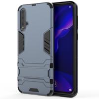 Voor Huawei Nova 5/Nova 5 Pro schokbestendige PC + TPU beschermhoes met onzichtbare houder (marineblauw)
