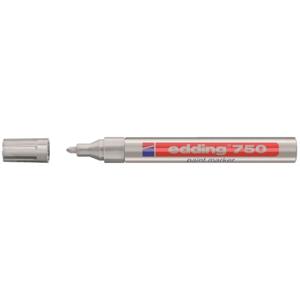 Edding 750 lakmarker 2-4mm rond zilver