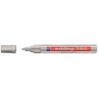 Edding 750 lakmarker 2-4mm rond zilver