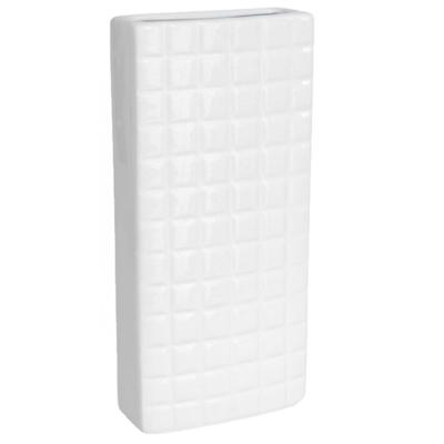 Gerimport Luchtbevochtiger - waterverdamper radiator - wit - aardewerk - L8 x H20 cm