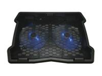 Conceptronic THANA06B laptop cooling pad 39,6 cm (15.6") Zwart - thumbnail