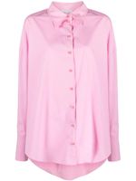 Patrizia Pepe chemise Essential enn coton - Rose