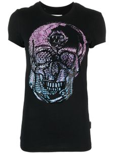 Philipp Plein crystal-embellished skull T-shirt - Noir