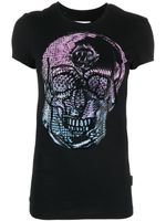 Philipp Plein t-shirt à ornements en strass - Noir