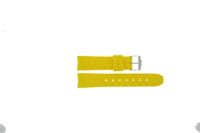 Jacques Lemans horlogeband 1-1586 / YEL Rubber Geel 22mm