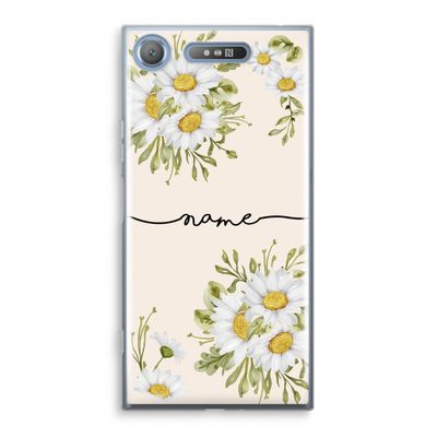 Daisies: Sony Xperia XZ1 Transparant Hoesje