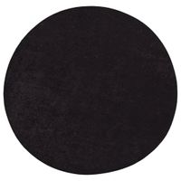 VidaXL Vloerkleed wasbaar anti-slip ø120 cm antracietkleurig