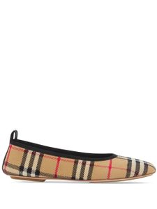 Burberry ballerines à motif Vintage Check - Tons neutres