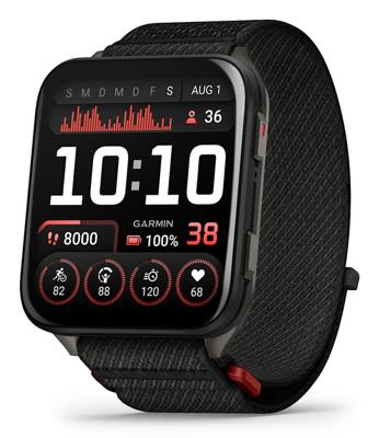 Garmin Venu X1 5,08 cm (2") AMOLED Digitaal 448 x 486 Pixels Touchscreen Zwart Wifi GPS