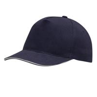 Baseballcap Walkers voor volwassenen - donkerblauw - klitteband sluiting - katoen