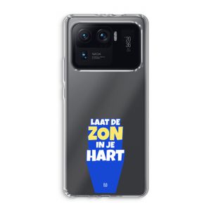 Laat de zon in je hart: Xiaomi Mi 11 Ultra Transparant Hoesje