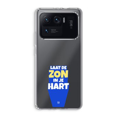 Laat de zon in je hart: Xiaomi Mi 11 Ultra Transparant Hoesje
