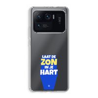Laat de zon in je hart: Xiaomi Mi 11 Ultra Transparant Hoesje