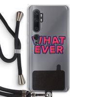 Whatever: Xiaomi Mi Note 10 Pro Transparant Hoesje met koord