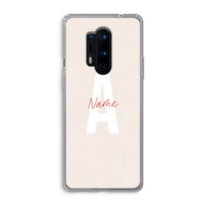 Strawberry Milkshake: OnePlus 8 Pro Transparant Hoesje